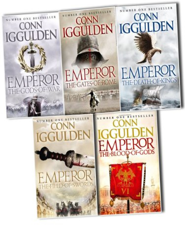 Conn Iggulden Emperor Series, 5 Books Collection Pack Set RRP: £40.95 (The Gods of War, The Gates of Rome, The Death of Kings, The Field of Swords,The Blood of Gods)