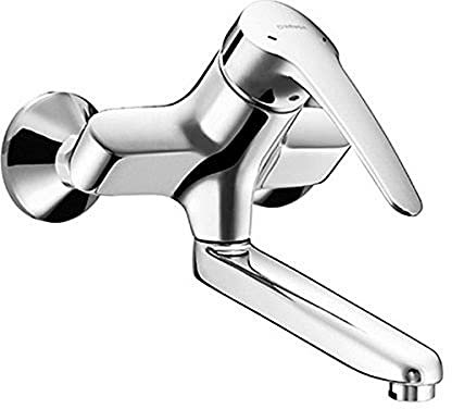 Hansa 01948276 Waschtisch-Einhebelmischer Hansamedica 0194 Hebel lang S-Anschlüsse absperrbar chrom