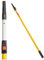 ProDec 4' - 8' (1.2-2.4m) Button Lock Fibreglass & Aluminium Extension Pole for Paint Roller Frames,Gives Extended Reach Compatible with Screw & Push Fit Frames,4 feet - 8 feet Trade Professional Pole