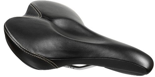 ergotec Ledersattel Comfort Stahlgestell, schwarz, L, 68008001