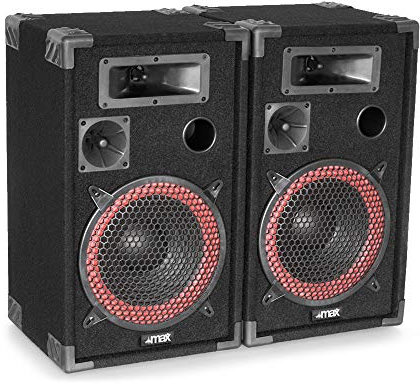 Pair of Skytec 10 Passive Speakers 600W