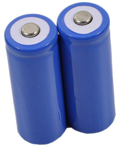2Pcs 18500 Rechargeable Battery for LED Flash Light Torch Top Flat 1000mah 3.70V Li-ion