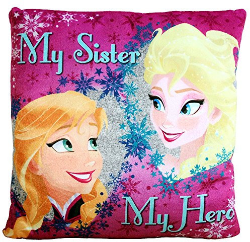 Die Eiskönigin My Hero | Kinder Deko-Kissen 35 x 35 cm Wende-Motiv
