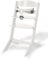 Geuther Hochstuhl SYT Kinderstuhl mitwachsender Baby Hochstuhl mit Babyliege komfortabler Baby Stuhl mit ergonomisch geschwungener Rückenlehne massiver Bauchbügel Weiß