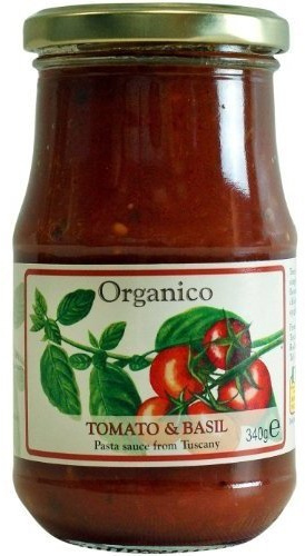 Organico Org Tomato & Basil Sauce 340g X 5 (Pack of 5)