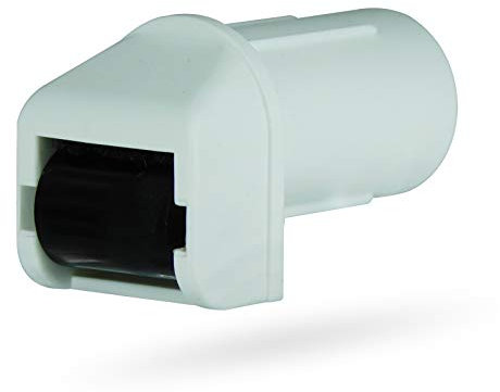 markiso® Steckleitrolle Rolladengurtführung, [Made in Germany] Gurtleitrolle für Minigurte bis 16mm, Gurtführung mit Kunststoffrolle & Bürste gegen Zugluftsperre - TOP Qualität