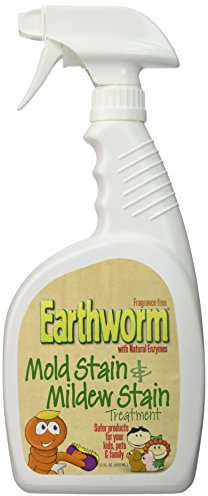 Earthworm Mold Stain and Mildew Stain Treatment - Natural and Family-Safe - 22 oz