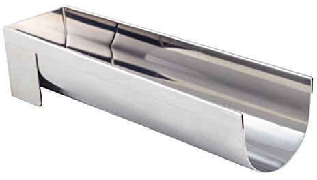 DE BUYER -3206.30 -gouttiere a buches ronde inox 30x8cm, Argenté