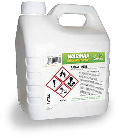 Bio Green Olio di paraffina Warmax per riscaldamento a serra, tanica, 4 litri