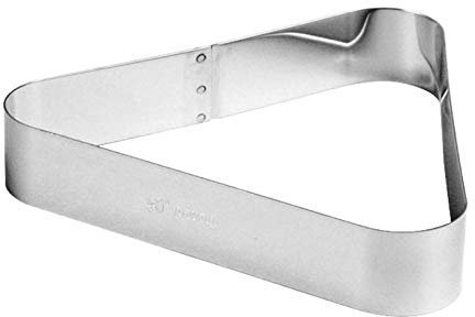 Paderno 47538 – 23 Dreieck Geo, aus Edelstahl, 23 cm