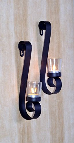 Wandkerzenhalter 2-er Set