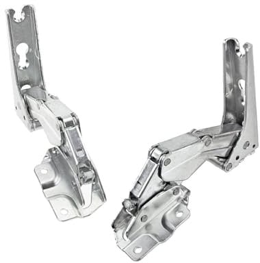 LAZER ELECTRICS Pair of Integrated Fridge Freezer Hinges for Beko, Blomberg, Electrolux, Hotpoint, Hygena, Smeg (3362 5.0 & 3363 5.0)
