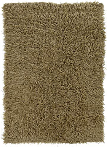 Linon Flokati Teppich, 70 x 120 cm, 1400 g, Pilz