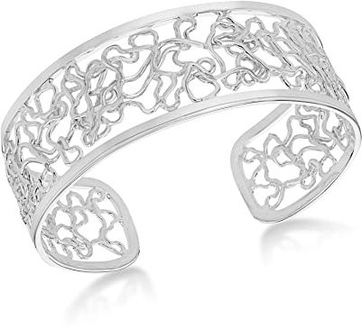 Tuscany Silver Damen - Armband 925 Sterling Silber Rundschliff Diamant 8.35.1740