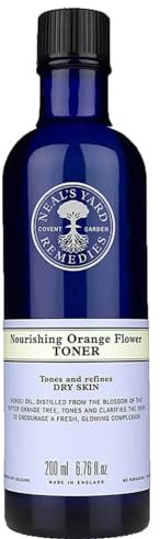 Neal's Yard Remedies Nourishing Orange Flower Toner, Hydrating Face Toner for Dry Skin, Certified Organic Facial Toner, Vegan, 200ml