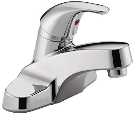 Peerless Centerset Badezimmerarmatur Chrom Waschbecken Wasserhahn Einhandgriff Chrom P131LF