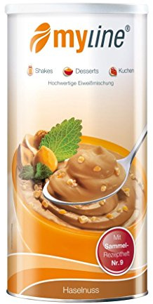 myline Eiweiß Haselnuss, 1er Pack (1 x 400 g)