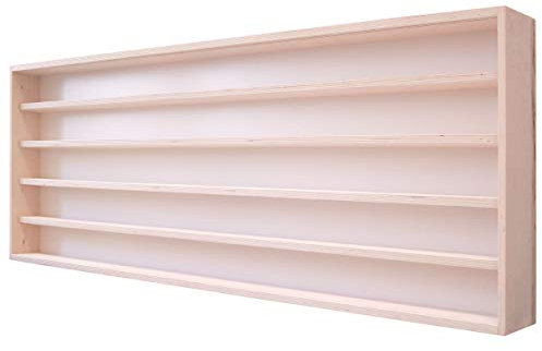 Alsino V-140.5A Vitrine Spur HO & N Regal H0 140 cm 5 Fächer mit Nuten