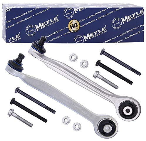 2x MEYLE Querlenker Achsschenkel Lenker Radaufhängung Querstrebe Druckstrebe Zugstrebe Satz Set Alu, Vorderachse links + rechts, vorne oben