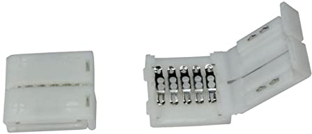 5x RGBW LED Clip Verbinder für 10mm RGBW LED Streifen 15x5mm