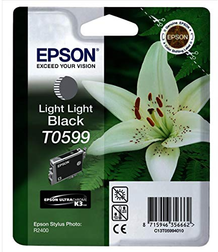 Epson T0599 Tintenpatrone Lilie, Singlepack, hell hell schwarz
