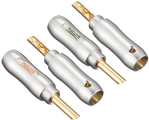 In-akustik Exzellenz Bananenstecker 4er Set