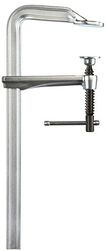 BESSEY Ganzstahlzwinge GZ80K | 800 mm Spannweite | 120 mm Ausladung | Federndes und elastisches Spannen reduziert Vibrationen und ermöglicht präzise Ergebnisse bei Holz- und Metallarbeiten