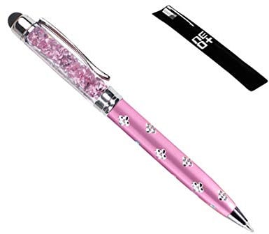 NEO+ 2-in-1-Kapazitive Touchscreen-Eingabestift und Kugelschreiber mit Swarovski-Kristallen, mit 1 Nachfüllern (Rose)