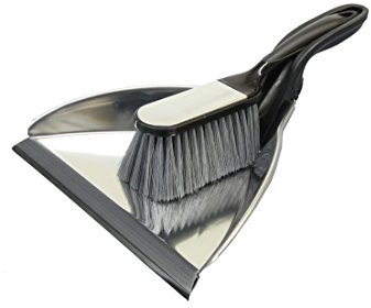 Brushmann Stainless Steel Dustpan and Brush Set