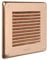 La Ventilazione GRA10R Griglia Quadra da Sovrapporre, Rame, 140x140 mm