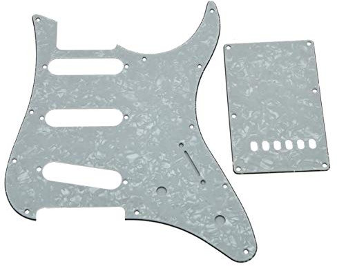 KAISH White Pearl Guitar SSS Pickguard mit Trem Rückplatte für Yamaha Pacicica Gitarre