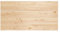 Tablero de Madera Maciza de Pino para Escritorio (120x60cm), 1,8 cm Grosor