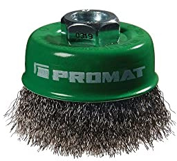 Promat Topfbürste D.60mm Drahtstärke 0,3mm VA 12500min-¹