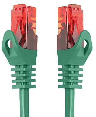 BIGtec 20m LAN Kabel Netzwerkkabel Patchkabel High Speed Ethernet grün kompatibel zu Cat 5 Cat 6 Cat 7 Cat 8 Switch Router Modem Patchpannel Access Point Patchfelder