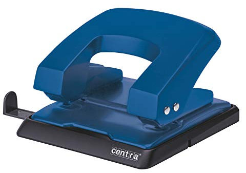 Centra, perforatrice en métal HP30, 2 trous, 30 feuilles, Bleu, 623684