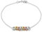 Tuscany Silver Damen Weizenkette Armband Sterling Silber Glücklich 19cm