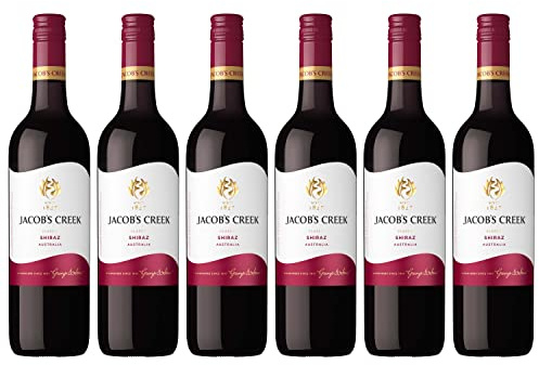 Jacobs Creek Classic Shiraz Red Wine, 75cl x 6 (Case of 6) (alcohol percentage may vary)