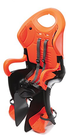 Bellelli Rabbit Kinder-Fahrradsitz, grau/rot