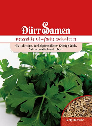 Petersilie Samen Einfacher Schnitt 2 Petersiliesamen ca 2000 Korn Küchenkräuter Kräutersamen Saatgut Balkon Garten Hochbeet Kübel Dürr Samen