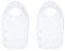 LÄSSIG Baby Lätzchen Set (3 Stk.) Neugeborene Sabberlätzchen Klettverschluss/Newborn Bib Set