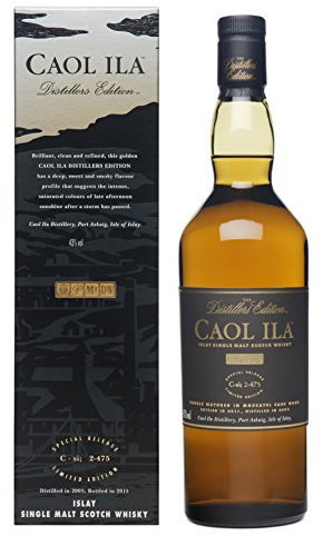 Caol Ila Islay Distillers Edition Single Malt Whisky en Coffret 700 ml,