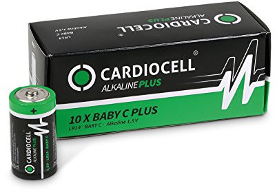 CARDIOCELL Baby PLUS C - LR14 Alkaline in 10er-Box (2er-Folie)
