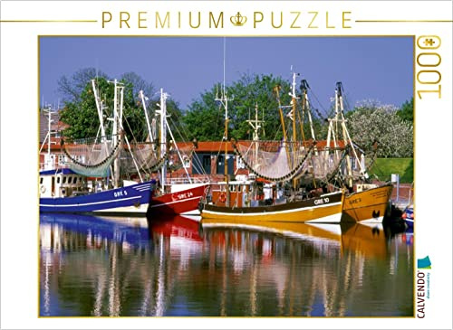 CALVENDO Puzzle EIN Motiv aus dem Kalender Malerische Fischerhäfen in Norddeutschland | 1000 Teile Lege-Größe 64 x 48 cm Foto-Puzzle für glückliche Stunden
