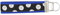 Volleyball-Geschenk für Mädchen, Volleyball-Schlüsselanhänger, perfektes Volleyball-Geschenk für Volleyballspieler, Blau, 2.30 inches including key ring