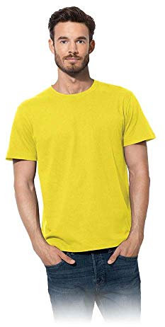 Stedman Apparel Men's Classic/ST2000 Regular Fit Short Sleeve T-Shirt, Yellow, XXX-Large