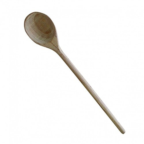 AXENTIA Kochlöffel Holz, runde, flache Schale 25 cm