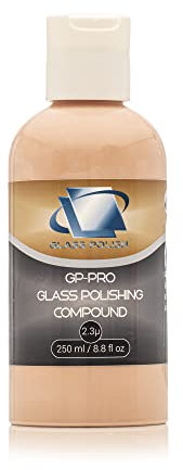 GLASS POLISH 250 ml GP-PRO professionelles Glaspoliermittel, Glaspolierlösung, Ceroxid-überzogenes Gel
