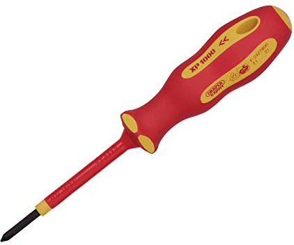 Draper XP1000 VDE Cross Slot Interchangeable Screwdriver - 64427 - Precision Electrical Screw Driver Bit Tool