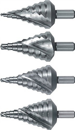 RUKO Stufenbohrer HSS, spiralgenutet mit Kreuzanschliff für metrische Kabelverschraubungen Größe 16