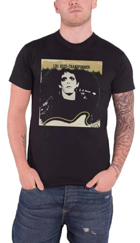 Lou Reed Herren Transformer Vintage Cover T-Shirt (1er Pack)